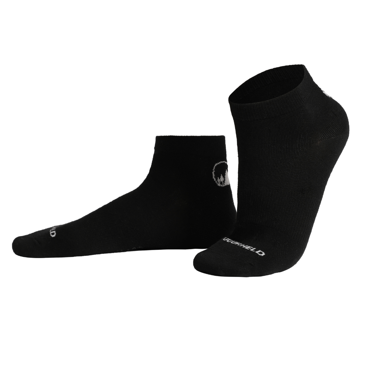 Sneaker Barfußsocken - Schwarz
