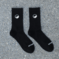 Hohe Sport-Barfußsocken - Schwarz