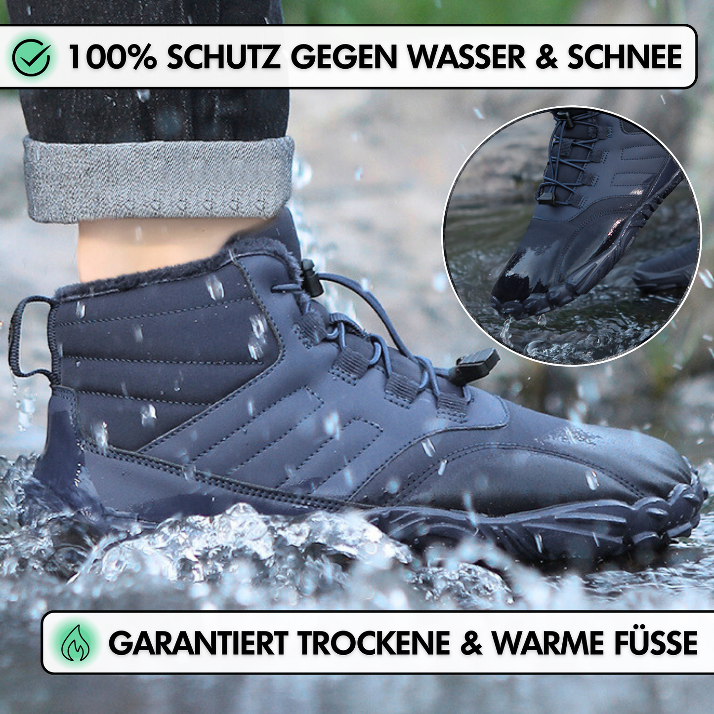 Spezial Imprägnierungs-Service (100% Schutz für Barfußschuhe)