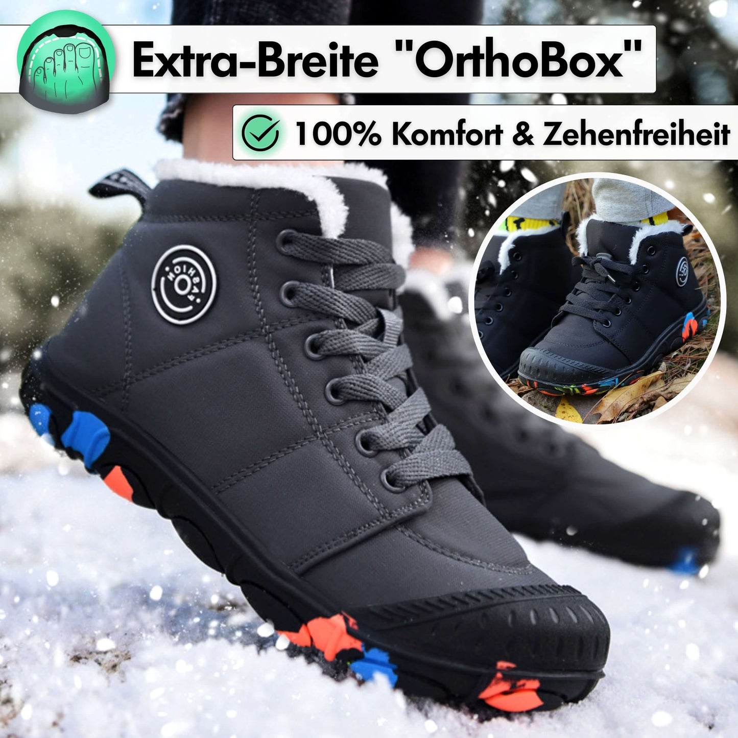 Winter Pro Kids - wasserfeste Kinder-Barfußschuhe