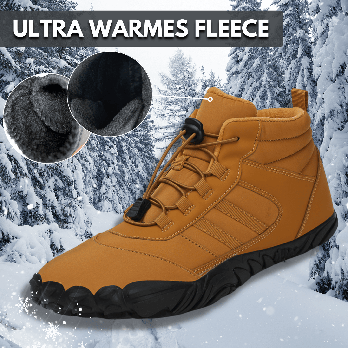VIP BUNDLE: Winter Pro Barfußschuhe + ThermoPro Halstuch + GRATIS ThermoPro Handschuhe