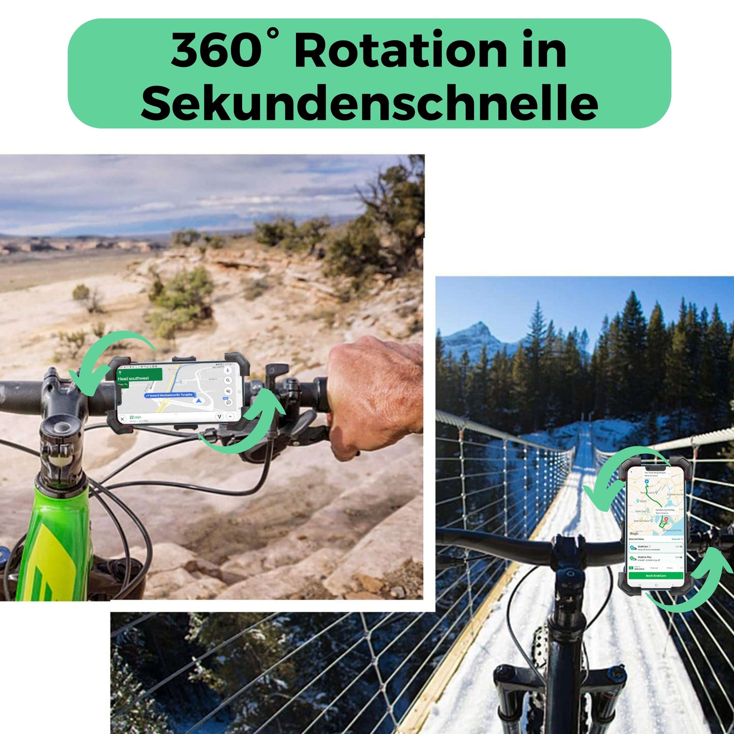 360° SmartBike Handyhalterung (für alle Smartphones geeignet)